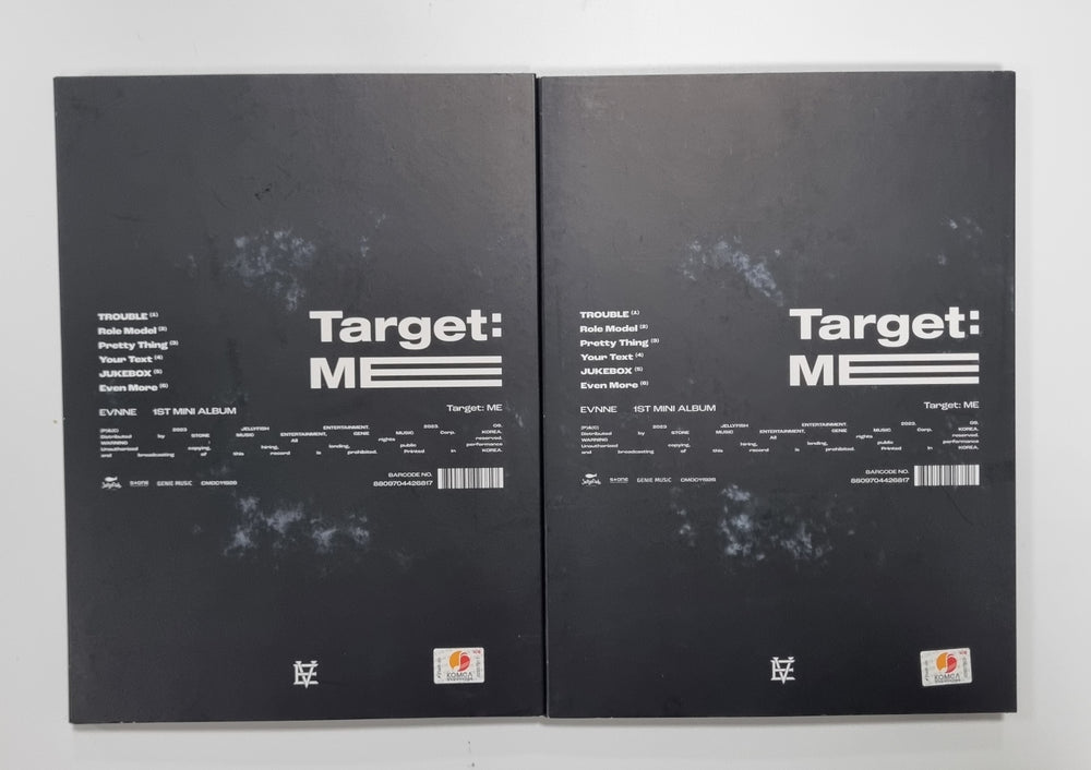 EVNNE "Target: ME" - Hand Autographed(Signed) Promo Album [23.09.22] - HALLYUSUPERSTORE