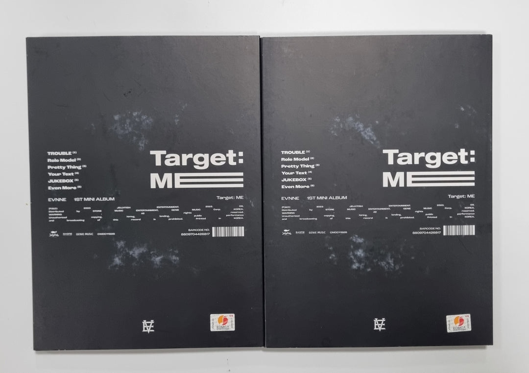 EVNNE "Target: ME" - Hand Autographed(Signed) Promo Album [23.09.22] - HALLYUSUPERSTORE