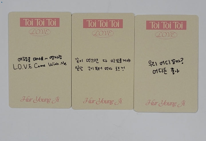 Hur Young Ji "Toi Toi Toi" - Official Photocard [23.09.22] - HALLYUSUPERSTORE