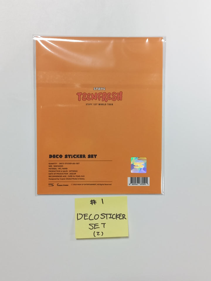 STAYC "TEENFRESH" 1st World Tour - Official MD [Photo Slogan, ID Photo Holder Set, Mini Poster Set, Teenefresh Perfume, Binder Book, T-shirt, Jacket, Pouch,  Keyring] [23.09.23] - HALLYUSUPERSTORE