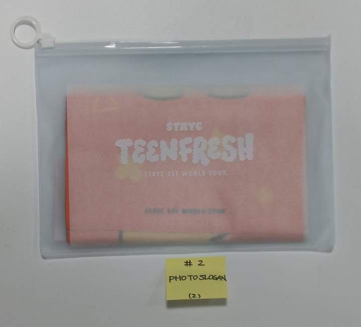 STAYC "TEENFRESH" 1st World Tour - Official MD [Photo Slogan, ID Photo Holder Set, Mini Poster Set, Teenefresh Perfume, Binder Book, T-shirt, Jacket, Pouch,  Keyring] [23.09.23] - HALLYUSUPERSTORE