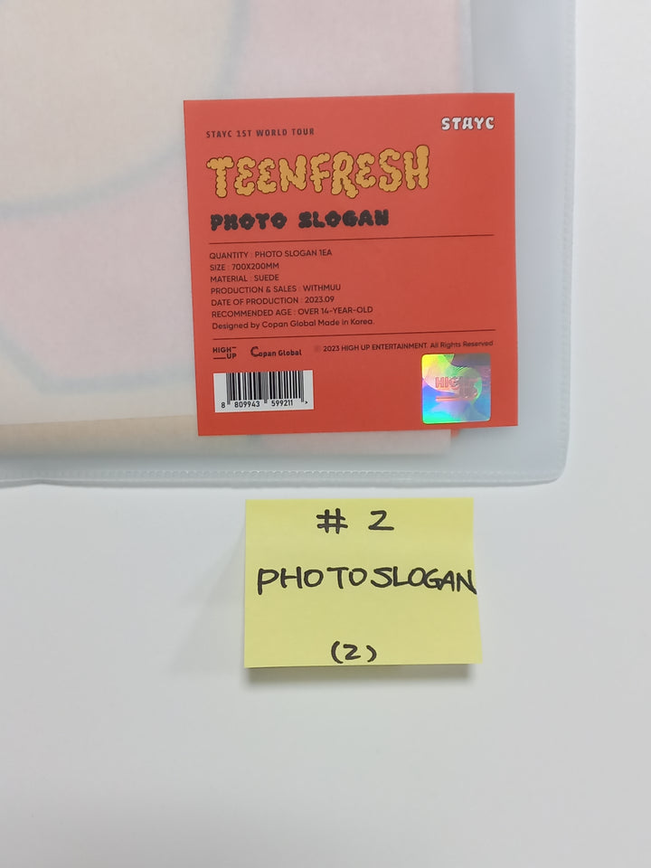 STAYC "TEENFRESH" 1st World Tour - Official MD [Photo Slogan, ID Photo Holder Set, Mini Poster Set, Teenefresh Perfume, Binder Book, T-shirt, Jacket, Pouch,  Keyring] [23.09.23] - HALLYUSUPERSTORE