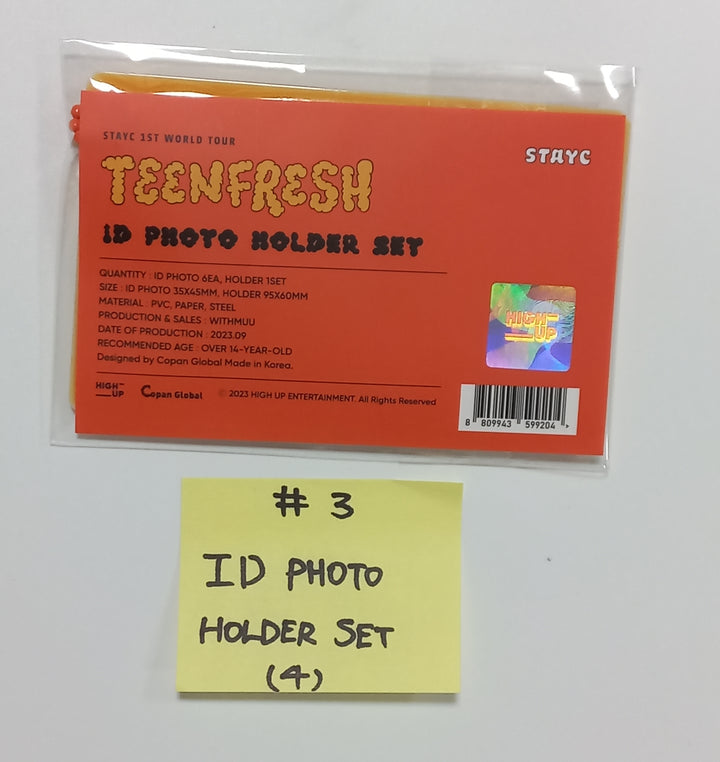 STAYC "TEENFRESH" 1st World Tour - Official MD [Photo Slogan, ID Photo Holder Set, Mini Poster Set, Teenefresh Perfume, Binder Book, T-shirt, Jacket, Pouch,  Keyring] [23.09.23] - HALLYUSUPERSTORE