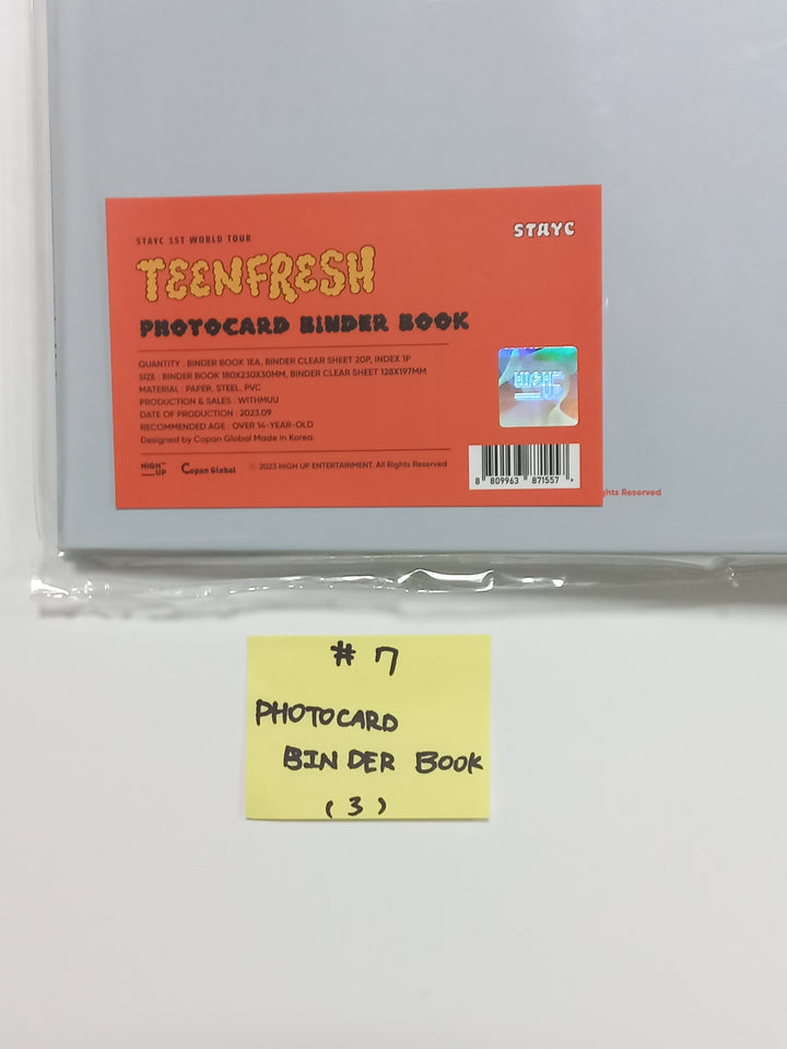 STAYC "TEENFRESH" 1st World Tour - Official MD [Photo Slogan, ID Photo Holder Set, Mini Poster Set, Teenefresh Perfume, Binder Book, T-shirt, Jacket, Pouch,  Keyring] [23.09.23] - HALLYUSUPERSTORE
