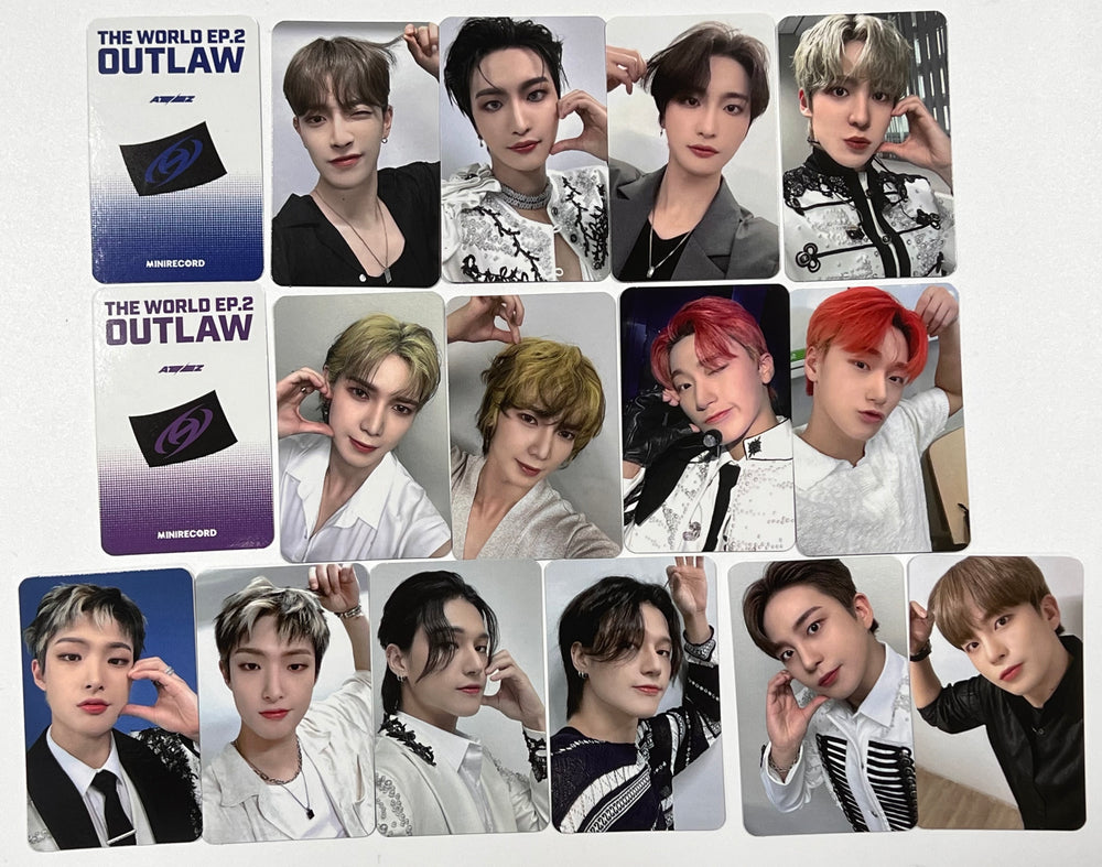 ATEEZ "THE WORLD EP.2 " -Mini Record Lucky Draw Event Photocard Round 2 [Platfrom Ver.] [23.09.25] - HALLYUSUPERSTORE