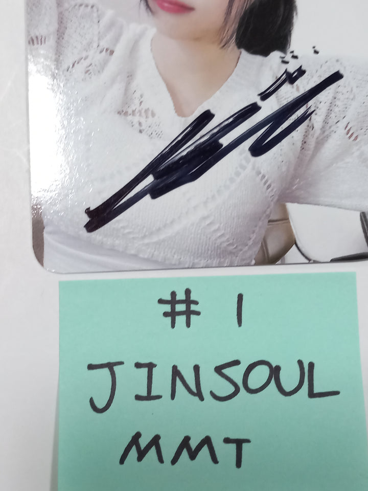 Junsoul (Of ODD EYE CIRCLE) "Version Up"- Hand Autographed(Signed) Mini Postcard [23.09.26] - HALLYUSUPERSTORE