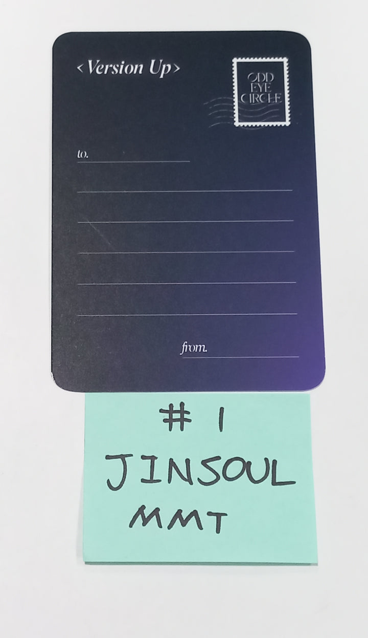 Junsoul (Of ODD EYE CIRCLE) "Version Up"- Hand Autographed(Signed) Mini Postcard [23.09.26] - HALLYUSUPERSTORE