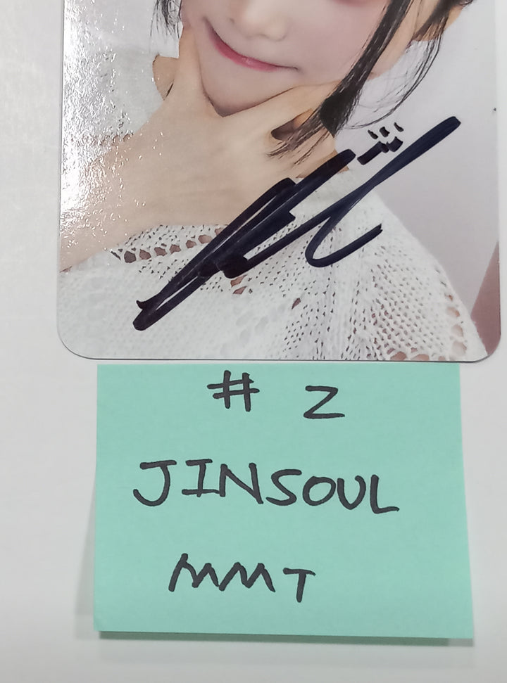 Junsoul (Of ODD EYE CIRCLE) "Version Up"- Hand Autographed(Signed) Mini Postcard [23.09.26] - HALLYUSUPERSTORE