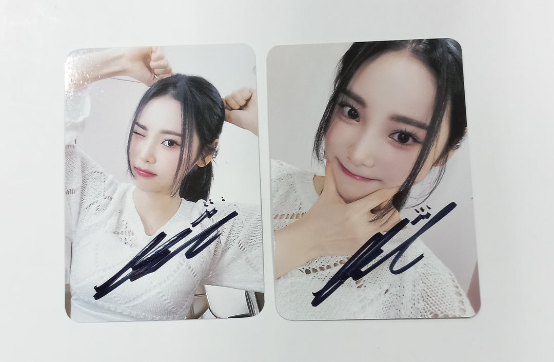 Junsoul (Of ODD EYE CIRCLE) "Version Up"- Hand Autographed(Signed) Mini Postcard [23.09.26] - HALLYUSUPERSTORE