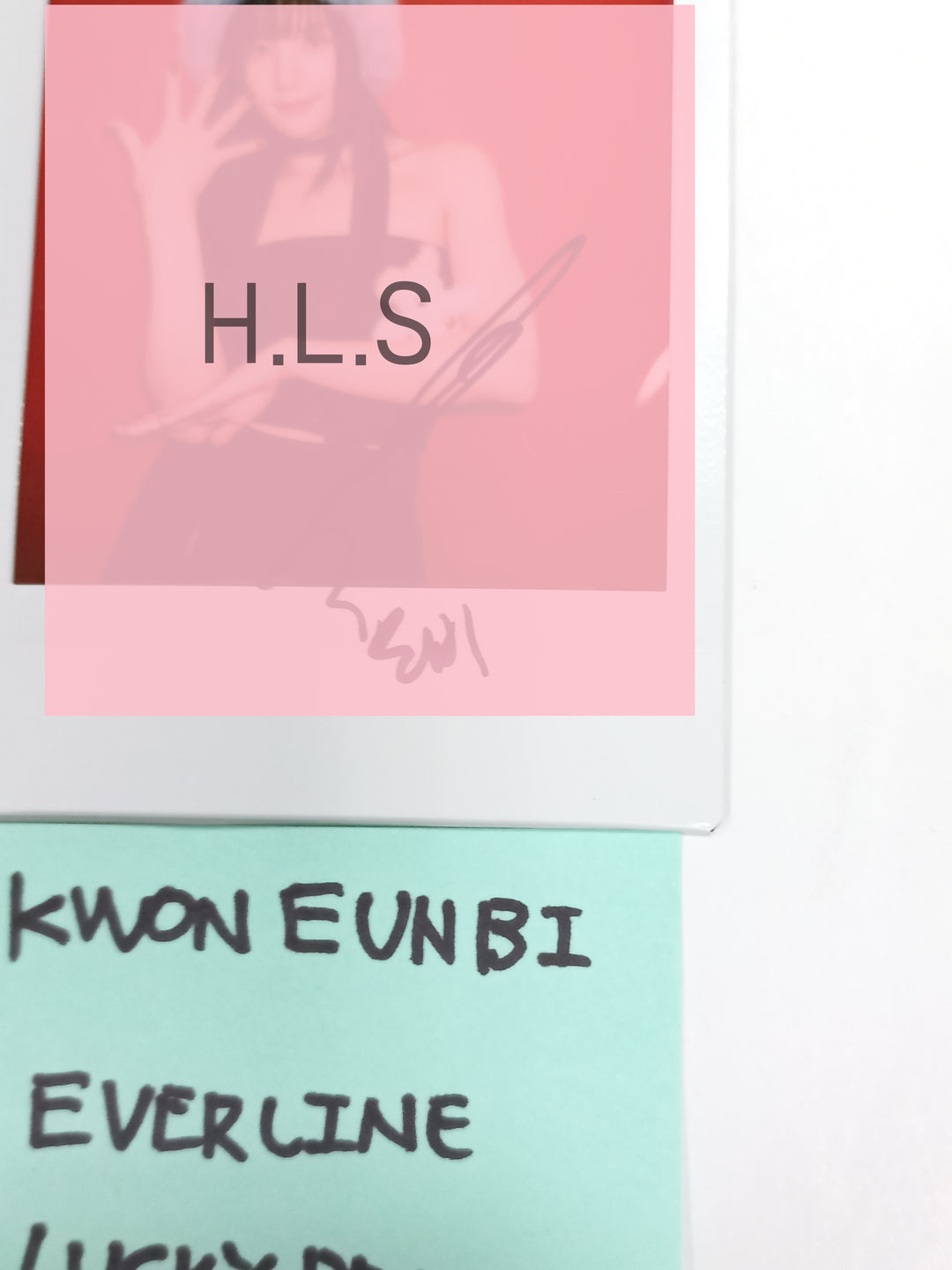 Kwon Eunbi 1st single "The Flash" - Hand Autographed(Signed) Polaroid [23.09.26] - HALLYUSUPERSTORE