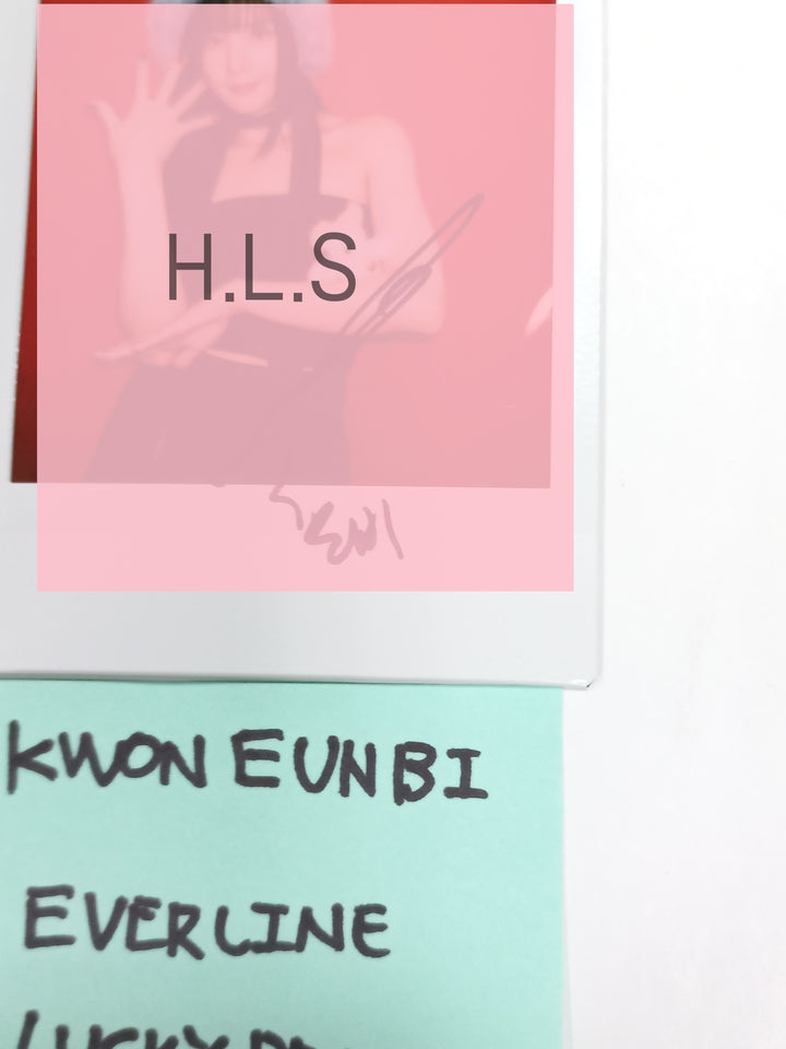 Kwon Eunbi 1st single "The Flash" - Hand Autographed(Signed) Polaroid [23.09.26] - HALLYUSUPERSTORE