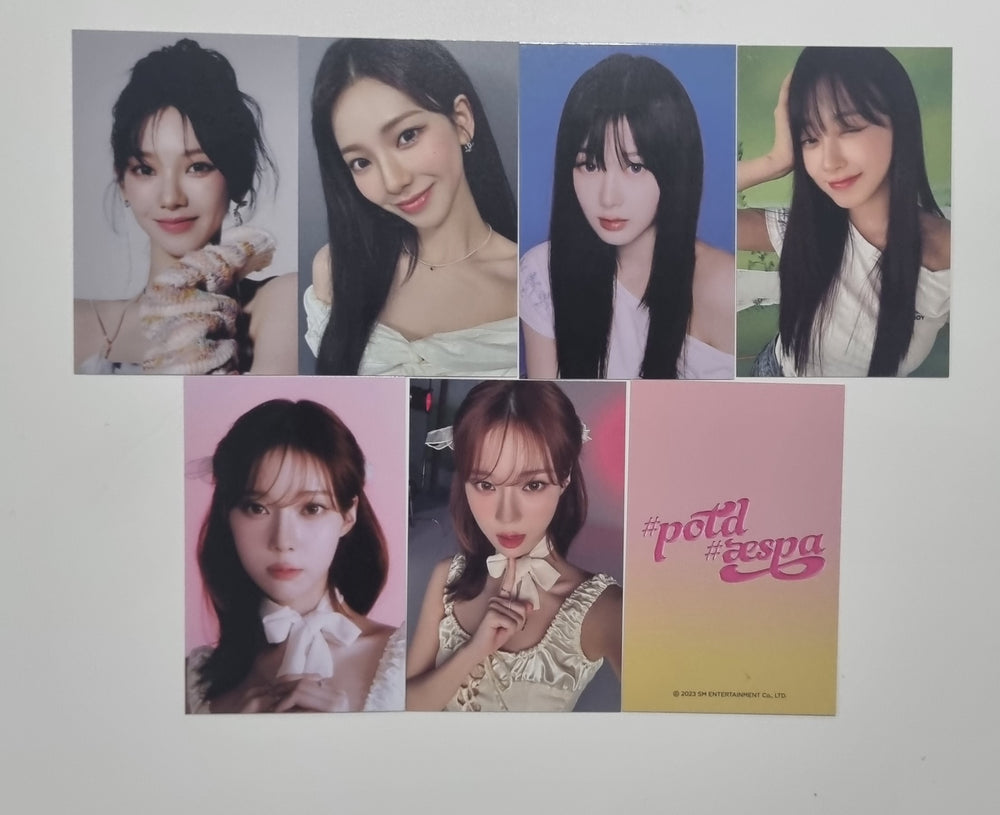 Aespa "#potd #aespa" Exhibition - Trading Photocard [23.09.27] - HALLYUSUPERSTORE