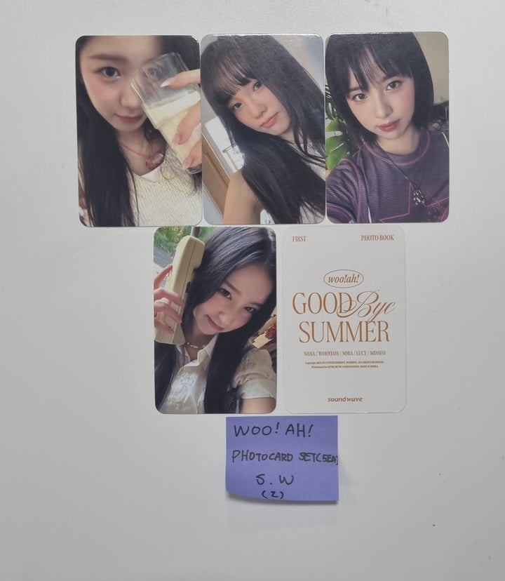 woo!ah! "GOODBYE SUMMER" Photobook - Soundwave Pre-Order Benefit Photocards Set (5EA) [23.09.27] - HALLYUSUPERSTORE