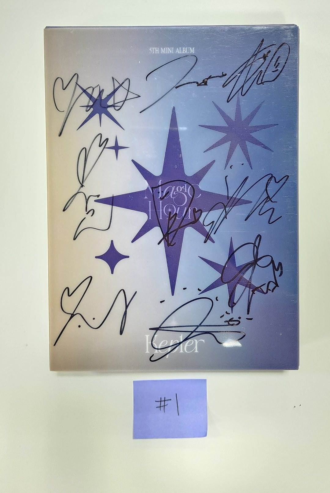 Kep1er "Magic Hour" - Hand Autographed(Signed) Promo Album [23.09.27] (Restocked 9/28) - HALLYUSUPERSTORE
