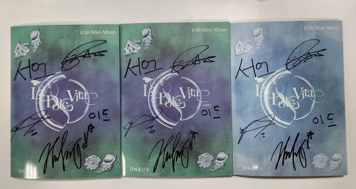 ONEUS "La Dolce Vita" - Hand Autographed(Signed) Promo Album [23.09.27] - HALLYUSUPERSTORE