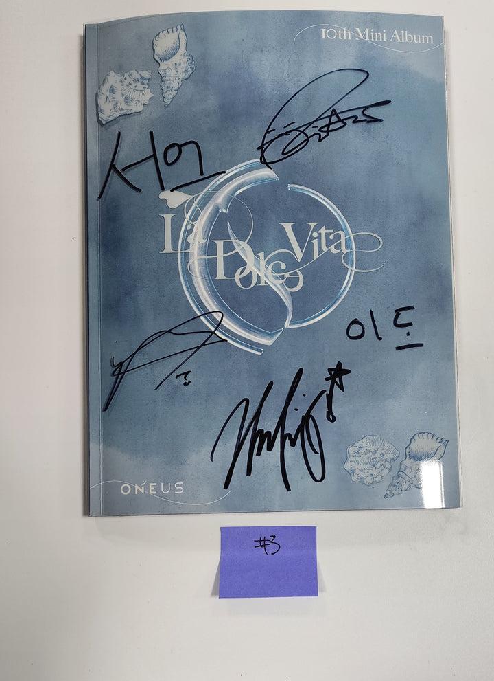 ONEUS "La Dolce Vita" - Hand Autographed(Signed) Promo Album [23.09.27] - HALLYUSUPERSTORE
