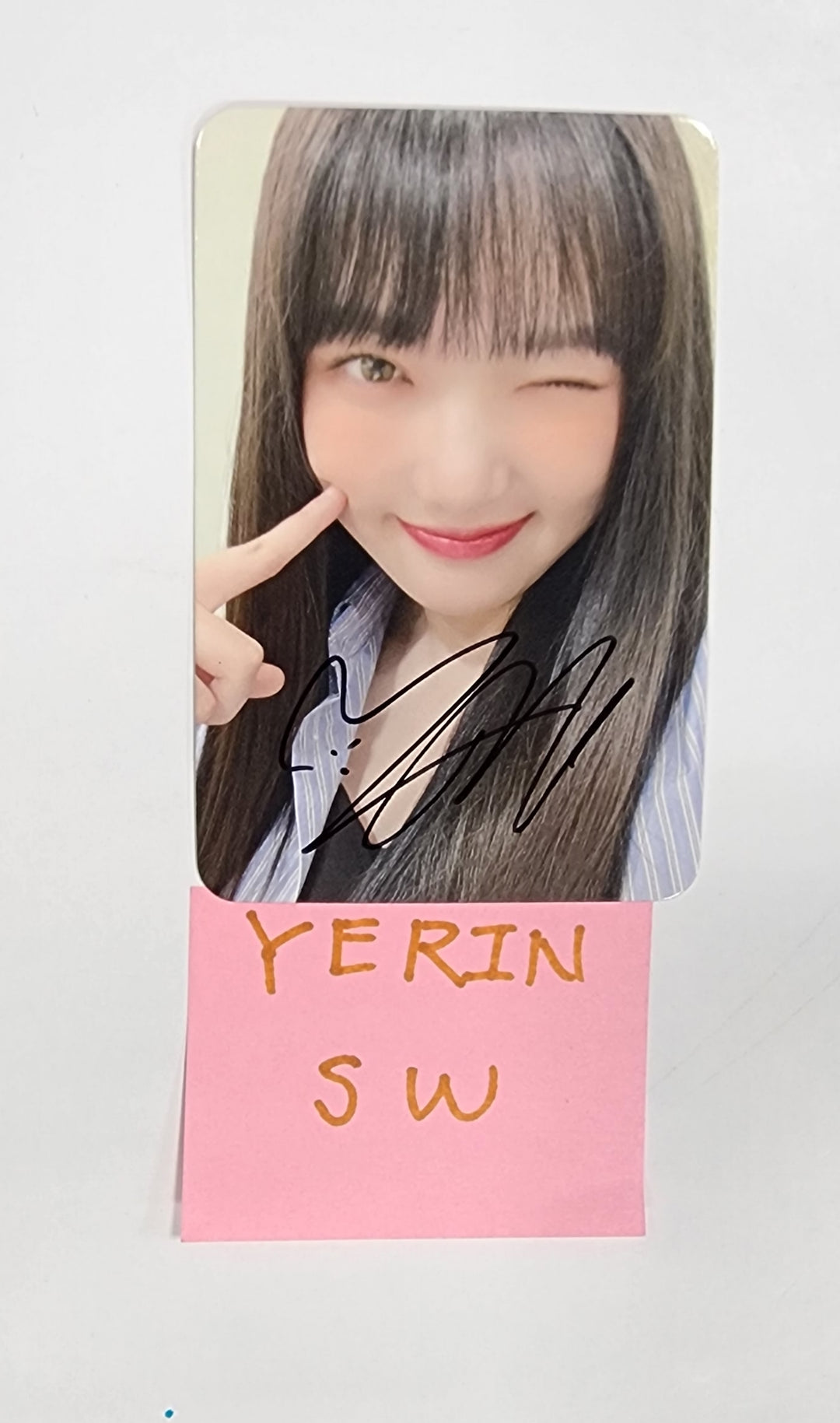 YERIN 'Ready, Set, LOVE' - Hand Autographed(Signed) Photocard [23.10.04] - HALLYUSUPERSTORE