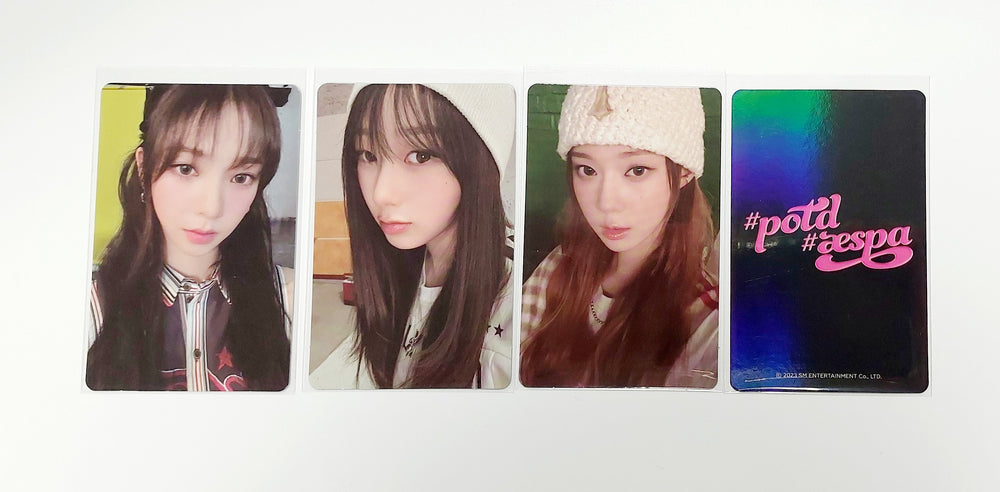 Aespa "#potd #aespa" Exhibition - Special Event Photocard [23.10.07] - HALLYUSUPERSTORE