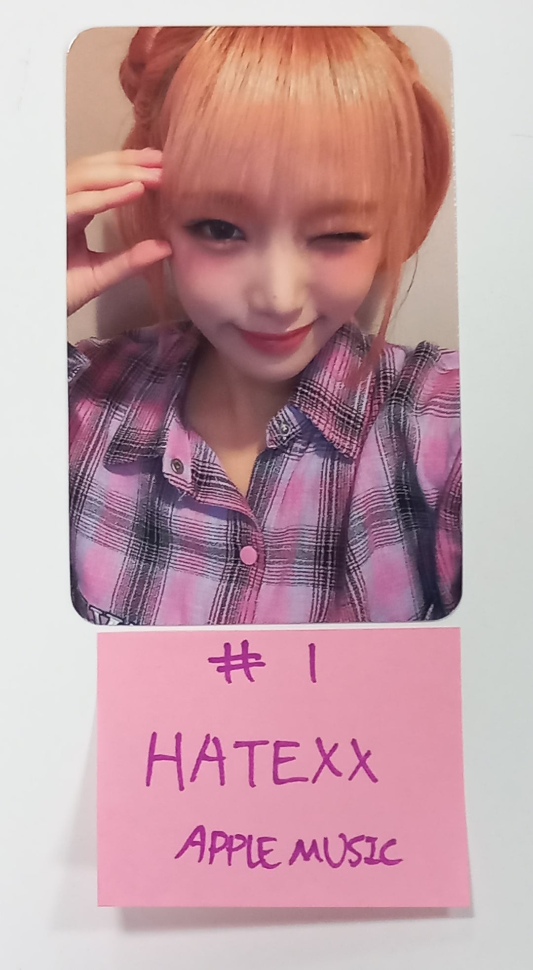 Yena "HATE XX" - Apple Music Fansign Event Photocard Round 4 [23.10.10] - HALLYUSUPERSTORE