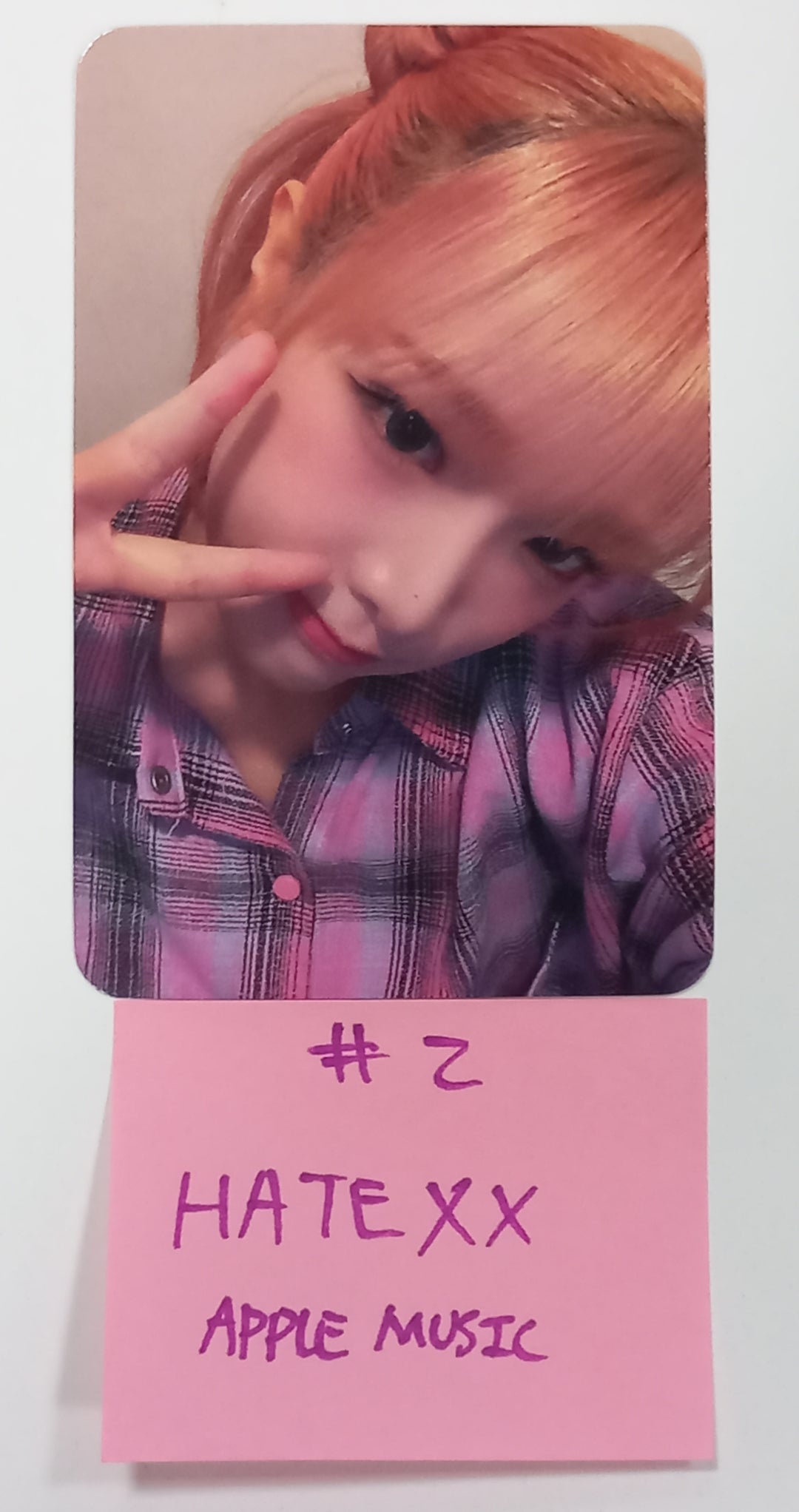 Yena "HATE XX" - Apple Music Fansign Event Photocard Round 4 [23.10.10] - HALLYUSUPERSTORE
