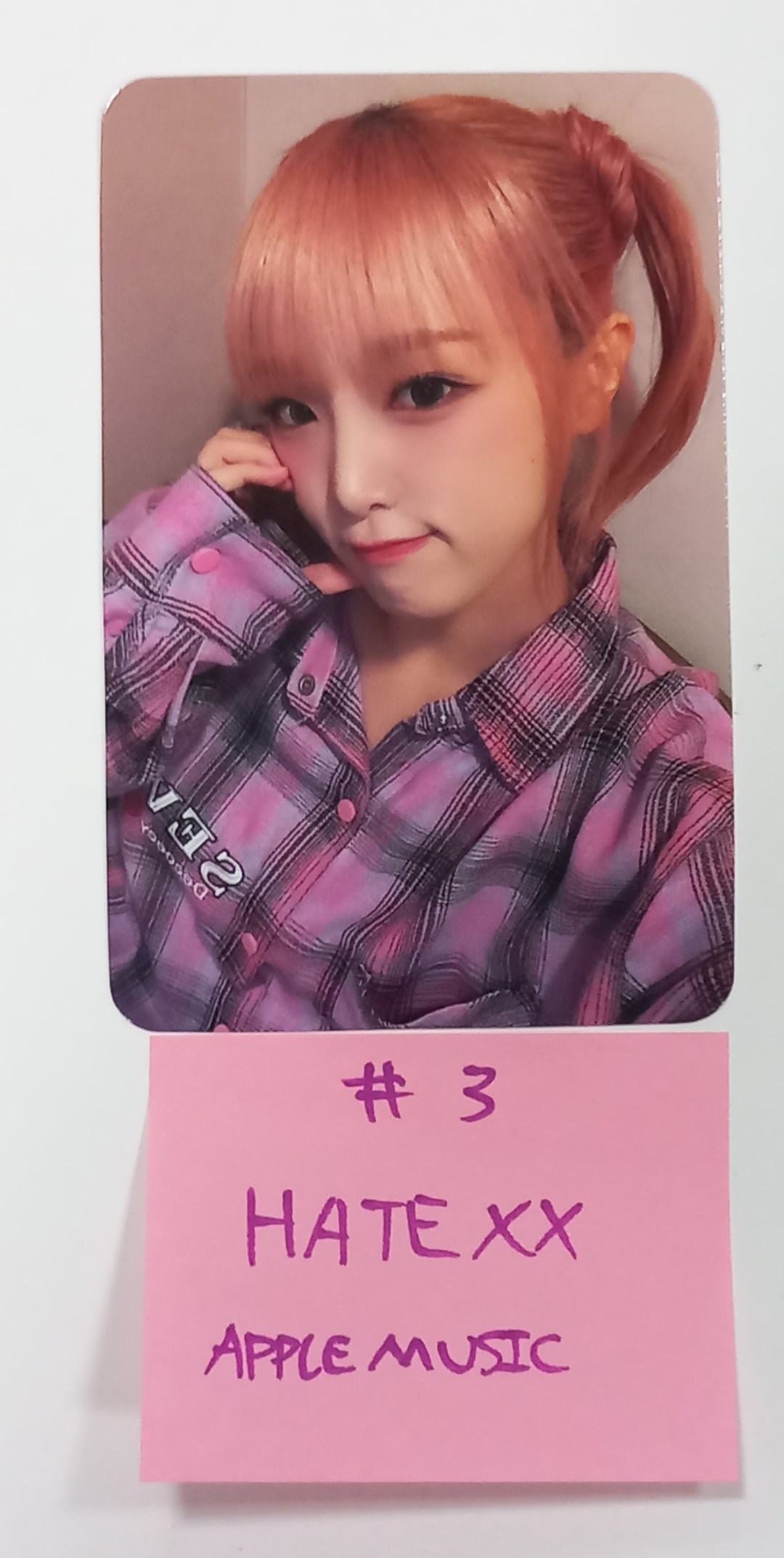 Yena "HATE XX" - Apple Music Fansign Event Photocard Round 4 [23.10.10] - HALLYUSUPERSTORE