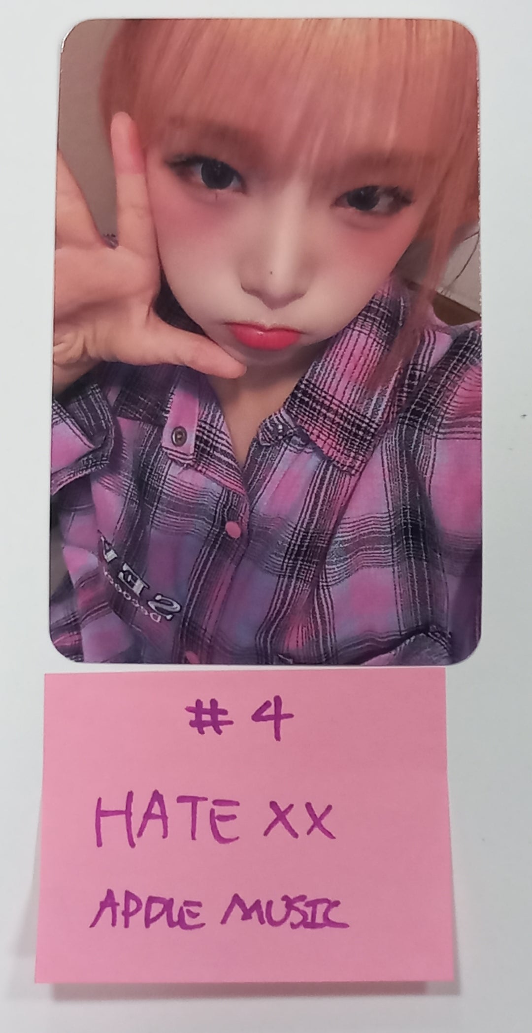 Yena "HATE XX" - Apple Music Fansign Event Photocard Round 4 [23.10.10] - HALLYUSUPERSTORE