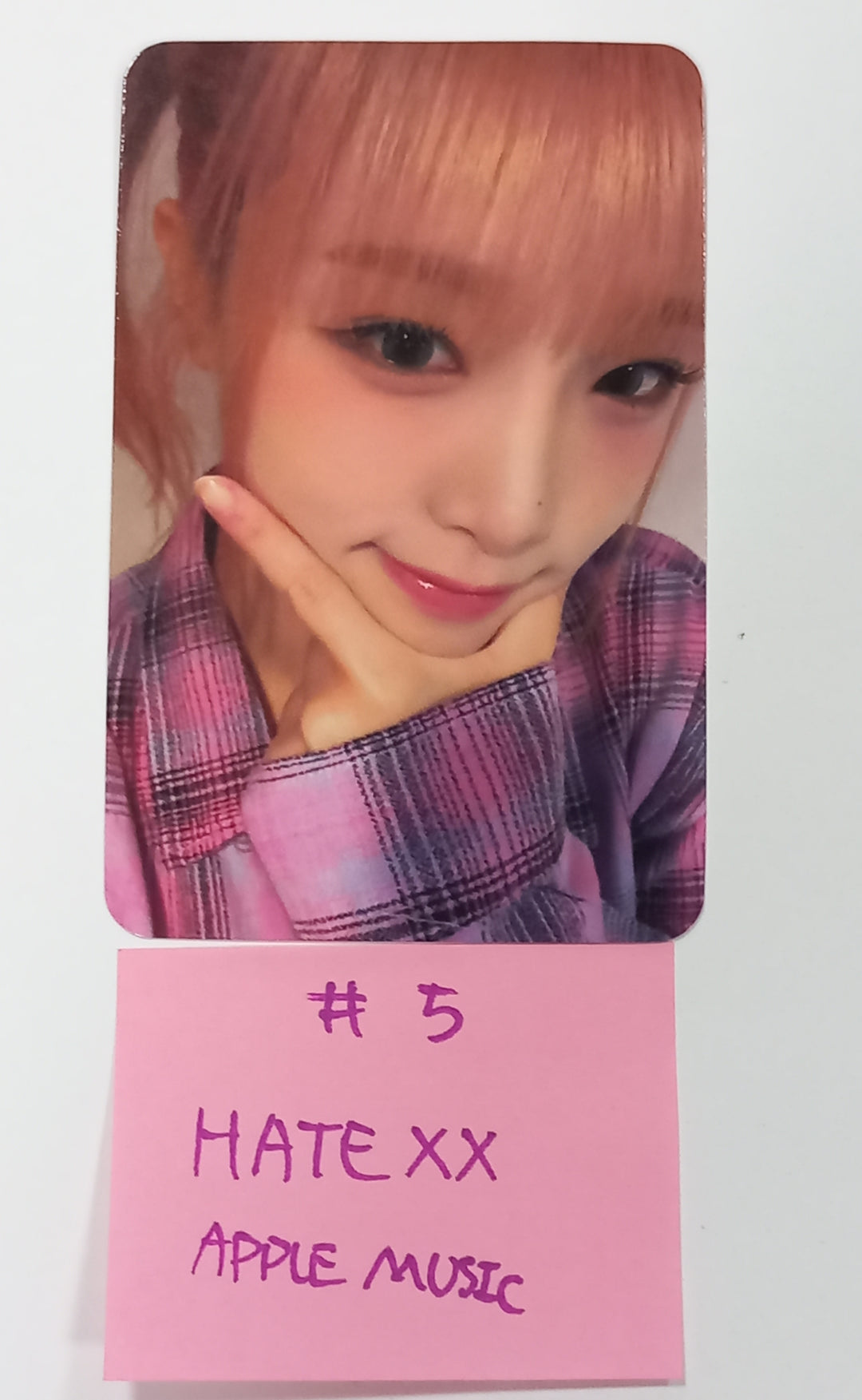 Yena "HATE XX" - Apple Music Fansign Event Photocard Round 4 [23.10.10] - HALLYUSUPERSTORE