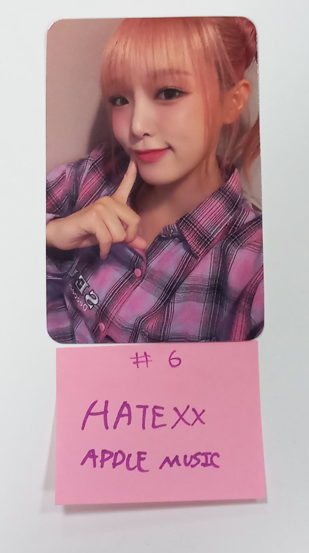 Yena "HATE XX" - Apple Music Fansign Event Photocard Round 4 [23.10.10] - HALLYUSUPERSTORE