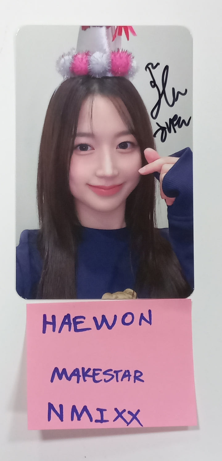 Haewon (Of NMIXX) "A Midsummer NMIXX’s Dream" - Hand Autographed(Signed) Photocard [23.10.10] - HALLYUSUPERSTORE
