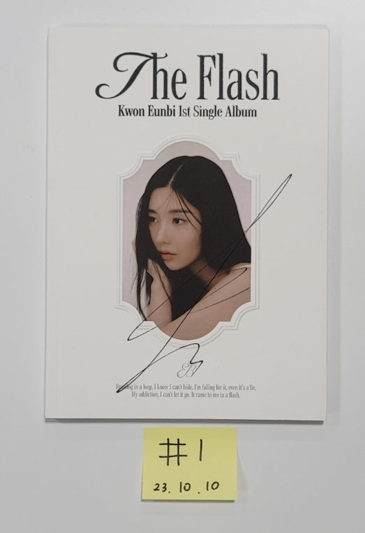 Kwon Eunbi 1st single "The Flash" - Hand Autographed(Signed) Album [23.10.11] - HALLYUSUPERSTORE