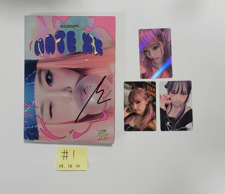 Yena "HATE XX" - Hand Autographed(Signed) Album [23.10.11] - HALLYUSUPERSTORE