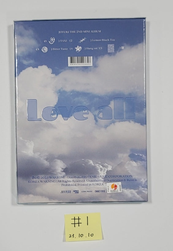 JO YURI "Love All" - Hand Autographed(Signed) Album [23.10.10] - HALLYUSUPERSTORE