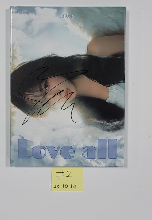JO YURI "Love All" - Hand Autographed(Signed) Album [23.10.10] - HALLYUSUPERSTORE