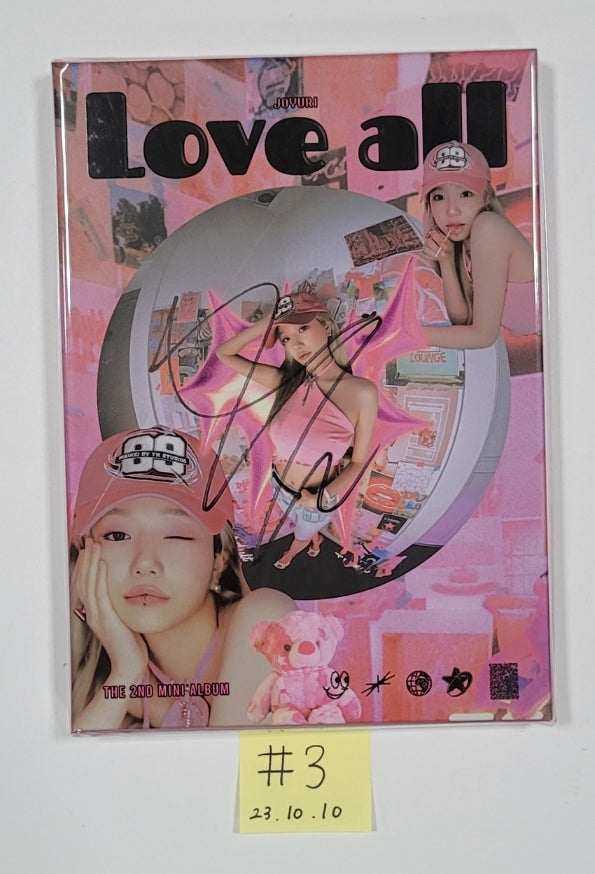 JO YURI "Love All" - Hand Autographed(Signed) Album [23.10.10] - HALLYUSUPERSTORE