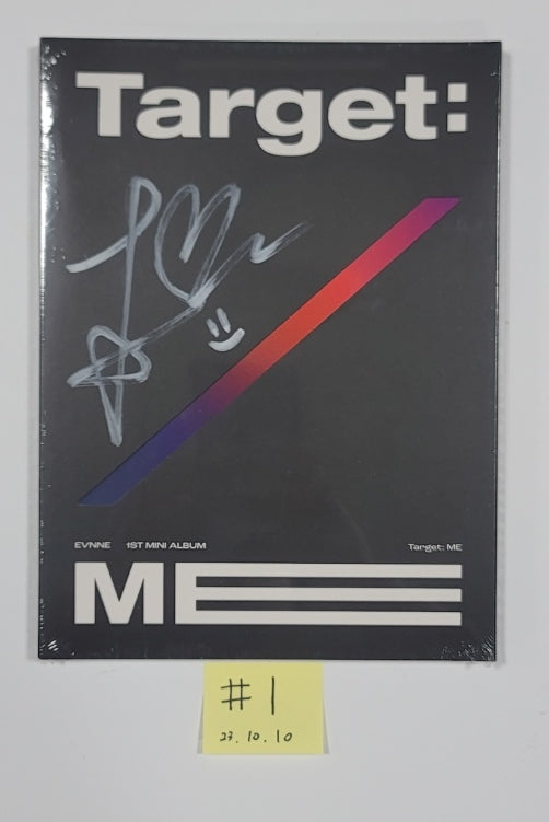 EVNNE "Target: ME" - Hand Autographed(Signed) Album [23.10.10] - HALLYUSUPERSTORE