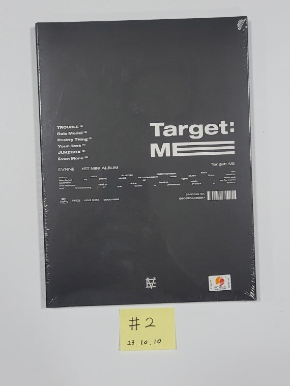 EVNNE "Target: ME" - Hand Autographed(Signed) Album [23.10.10] - HALLYUSUPERSTORE