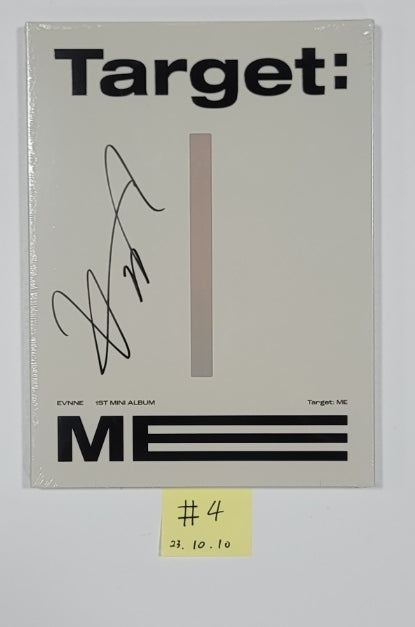 EVNNE "Target: ME" - Hand Autographed(Signed) Album [23.10.10] - HALLYUSUPERSTORE