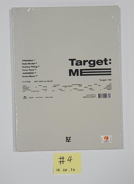 EVNNE "Target: ME" - Hand Autographed(Signed) Album [23.10.10] - HALLYUSUPERSTORE