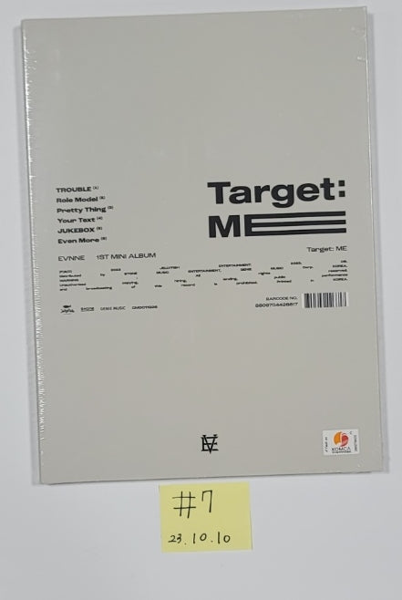 EVNNE "Target: ME" - Hand Autographed(Signed) Album [23.10.10] - HALLYUSUPERSTORE