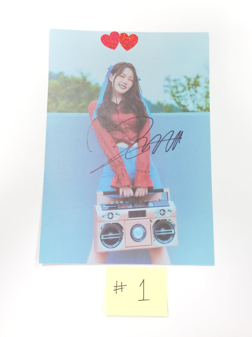YERIN 'Ready, Set, LOVE' - A Cut Page From Fansign Event Album [23.10.11] - HALLYUSUPERSTORE