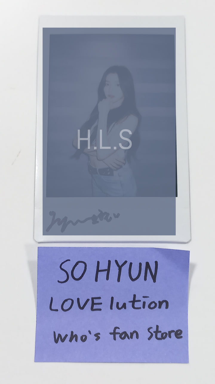 Sohyun (Of TripleS) "LOVElution : MUHAN" - Hand Autographed(Signed) Polaroid [23.10.11] - HALLYUSUPERSTORE