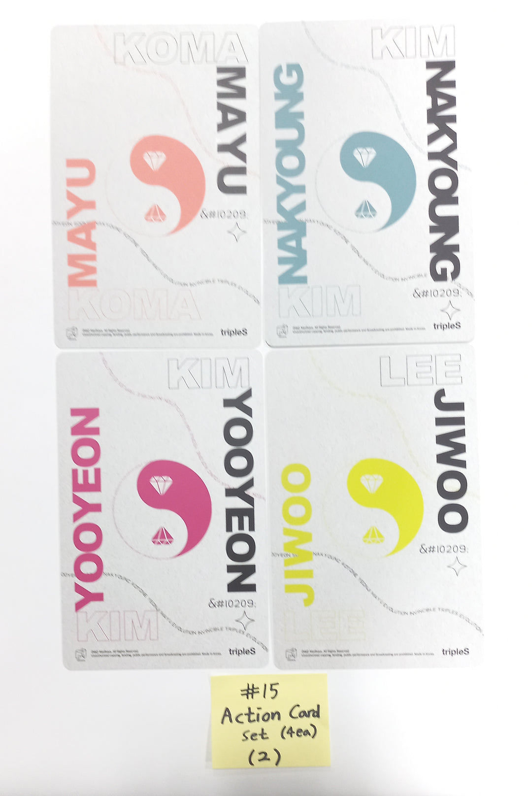 tripleS "EVOLution : Mujuk" - Special Class Objekt C01 Photocard, Visual &amp; Action Card [23.10.12] - HALLYUSUPERSTORE