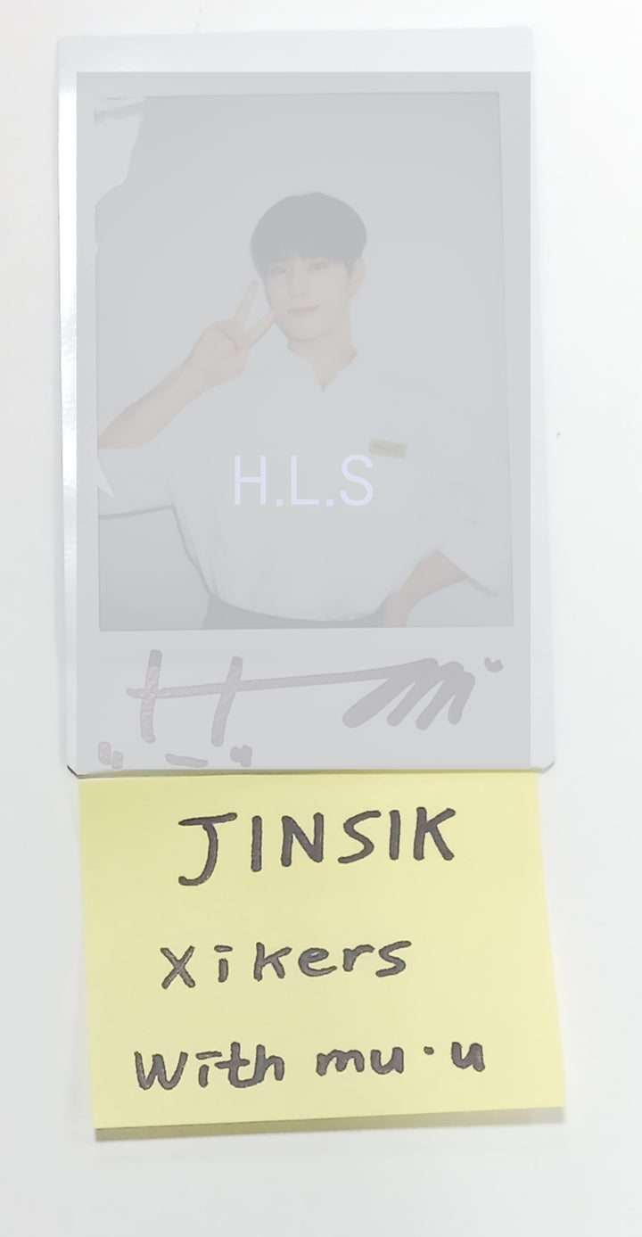 Jinsik (Of Xikers) "HOUSE OF TRICKY : How to Play" - Hand Autographed(Signed) Polaroid [23.10.12] - HALLYUSUPERSTORE