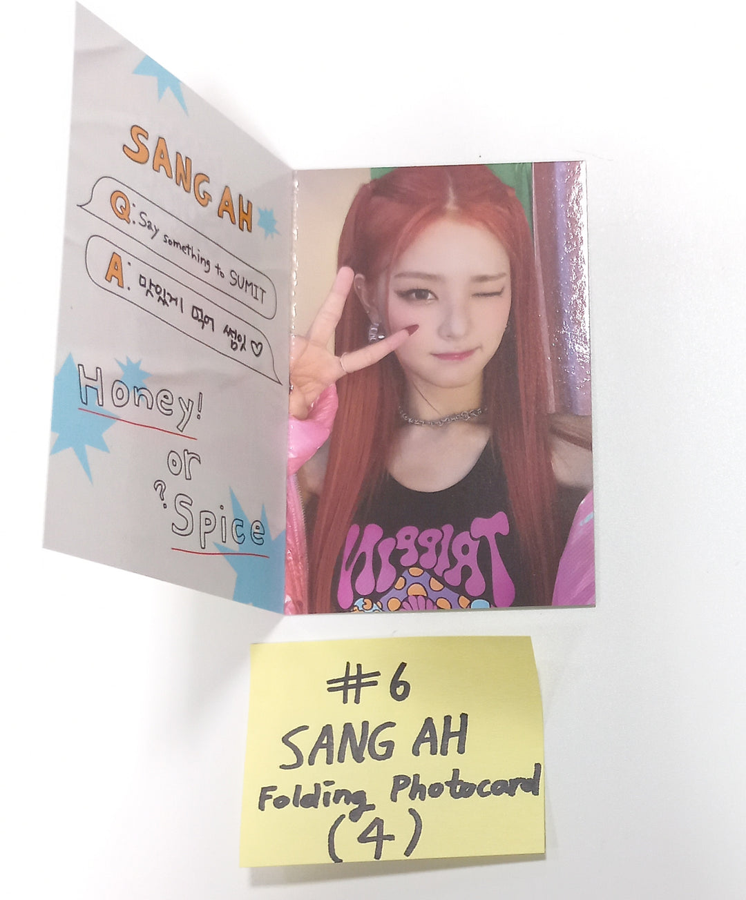 LIGHTSUM "Honey or Spice" - Official Photocard, Folding Photocard [23.10.12] - HALLYUSUPERSTORE