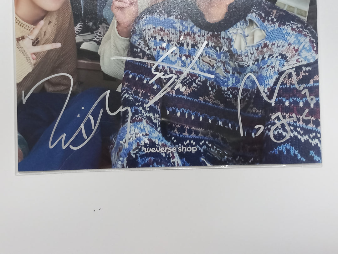Boynextdoor  "WHY.." - Hand Autographed(Signed) Mini Poster [23.10.12] - HALLYUSUPERSTORE