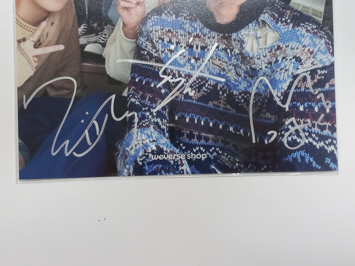 Boynextdoor  "WHY.." - Hand Autographed(Signed) Mini Poster [23.10.12] - HALLYUSUPERSTORE
