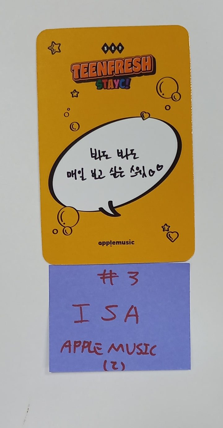 STAYC "TEENFRESH" - Apple Music Fansign Event Photocard Round 2 [23.10.13] - HALLYUSUPERSTORE
