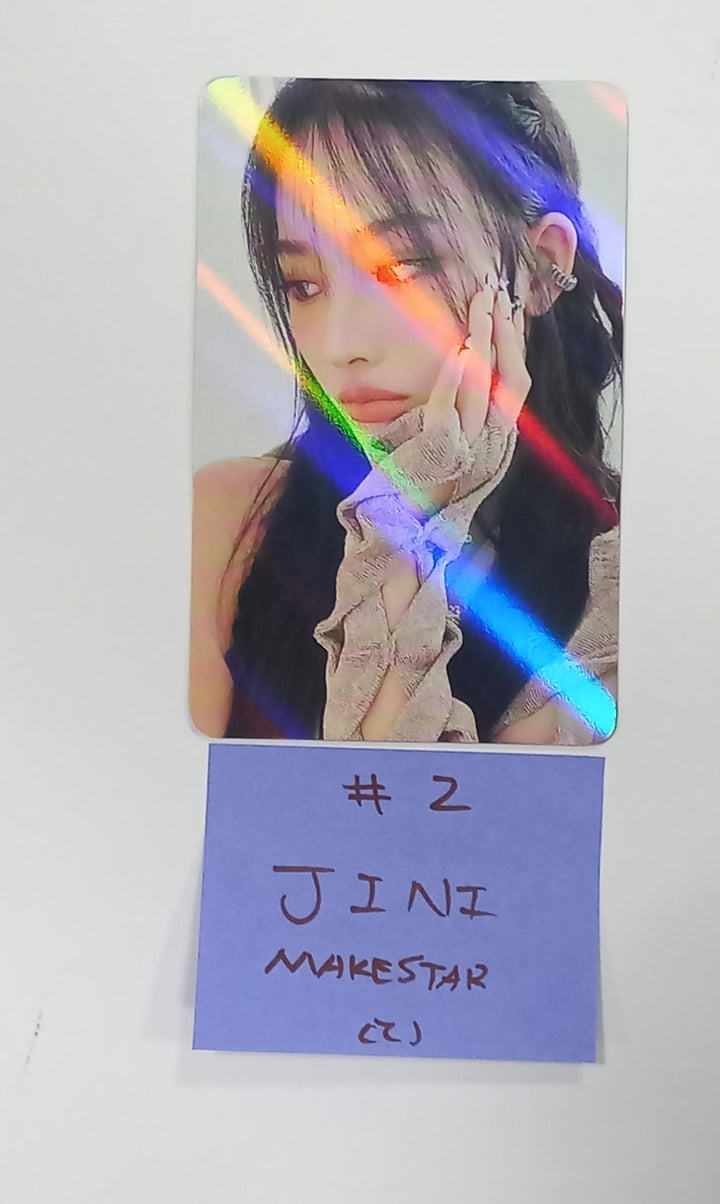 JINI "An Iron Hand In A Velvet Glove" - Makestar Pre-Order Benefit Hologram Photocard [23.10.13] - HALLYUSUPERSTORE