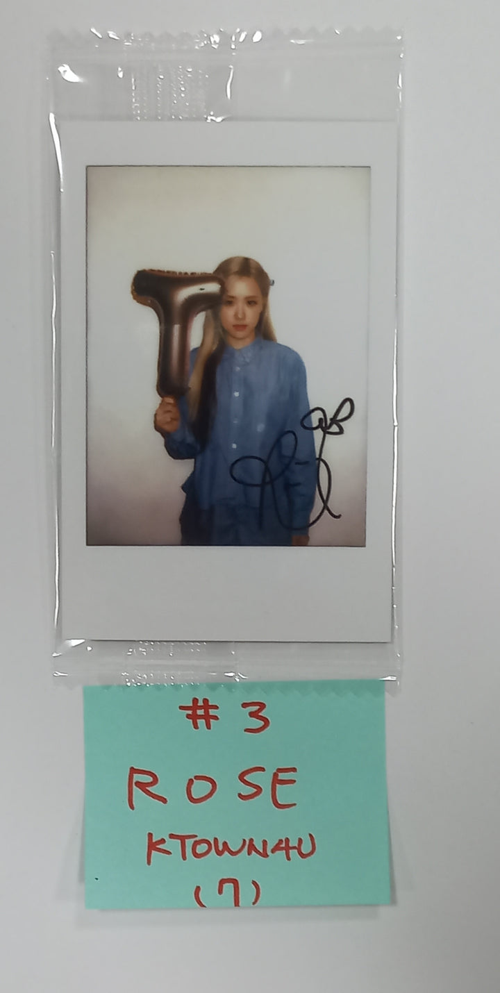 BLACKPINK "THE GAME PHOTOCARD COLLECTION" - Ktown4U Special Gift Event Polaroid Type Photocard [23.10.13] - HALLYUSUPERSTORE