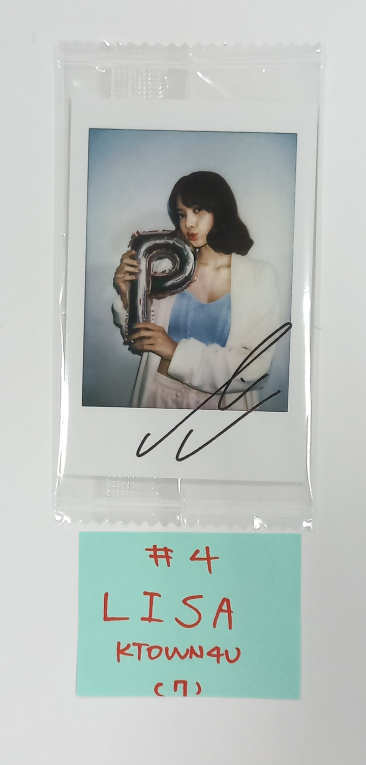 BLACKPINK "THE GAME PHOTOCARD COLLECTION" - Ktown4U Special Gift Event Polaroid Type Photocard [23.10.13] - HALLYUSUPERSTORE
